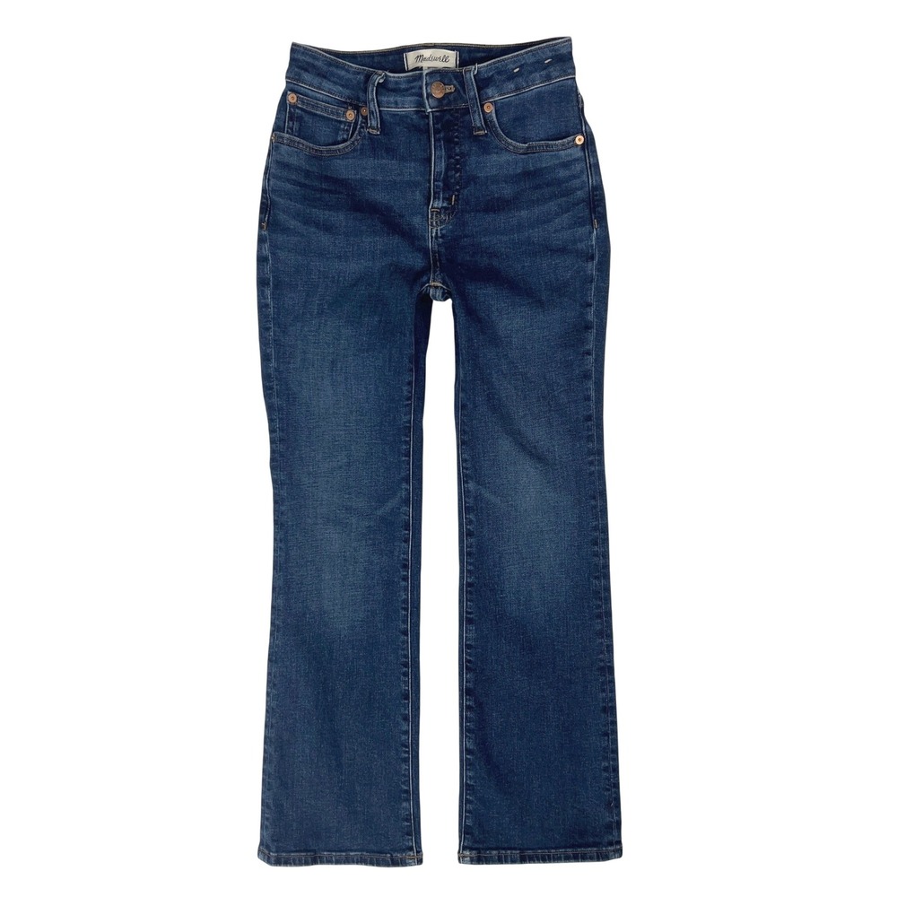 Madewell Curvy Kick Out Jeans 24 0 1 Bootcut Cowgirl Minimalist 90s Straight